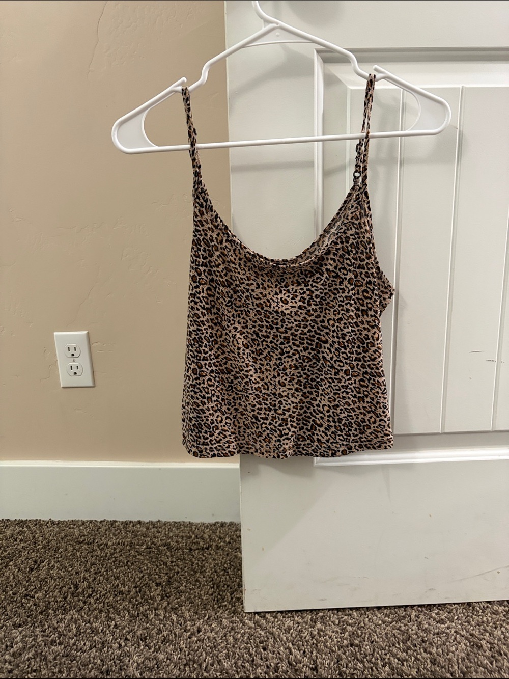 SHEIN Leopard Print Cami Top - Brown & Black
